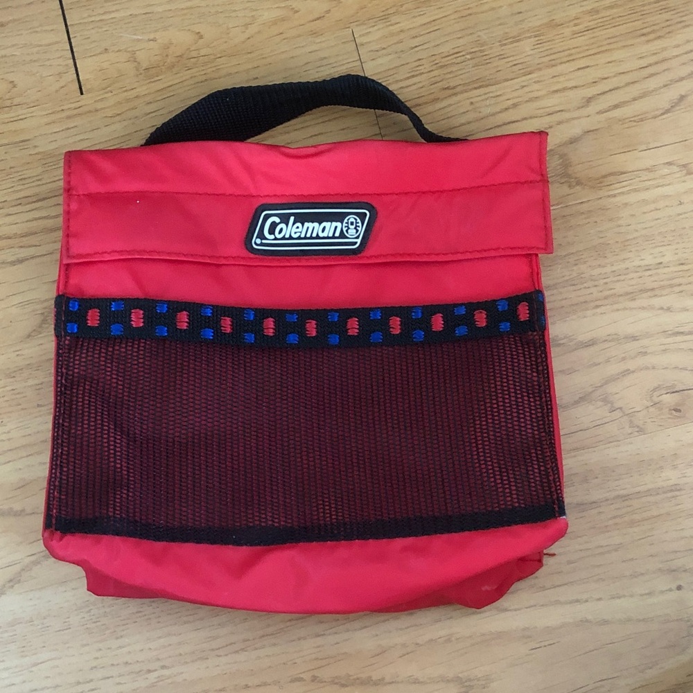 Coleman Red and Black insulated Lunch Tote
